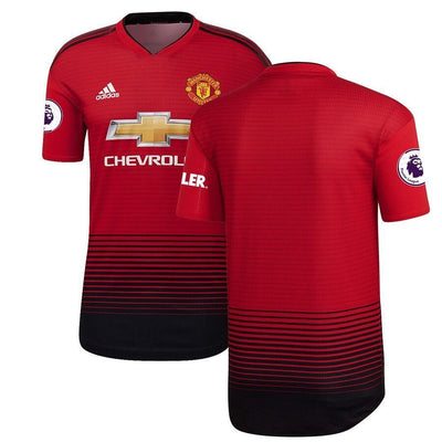 Manchester United adidas 2018/19 Home Authentic Patch Jersey – Red