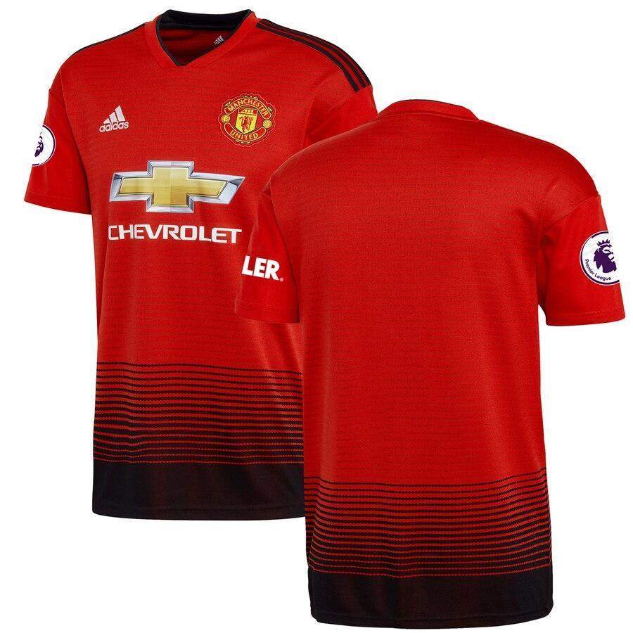 Manchester United adidas 2018/19 Home Replica Patch Jersey – Red