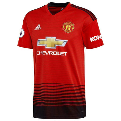Manchester United adidas 2018/19 Home Replica Patch Jersey – Red