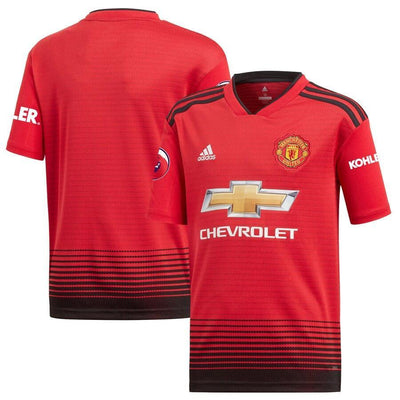 Manchester United adidas Youth 2018/19 Home Replica Patch Jersey – Red