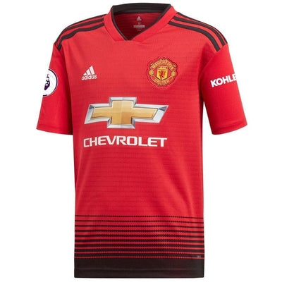 Manchester United adidas Youth 2018/19 Home Replica Patch Jersey – Red