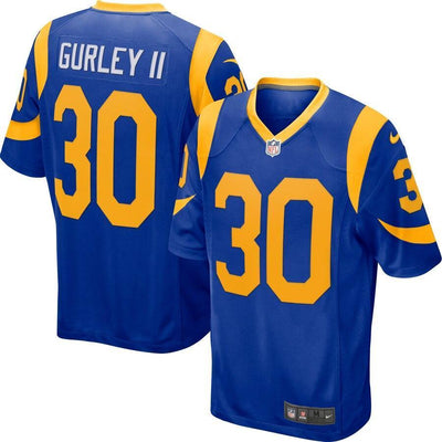 Todd Gurley II 30 Los Angeles Rams Player Game Jersey