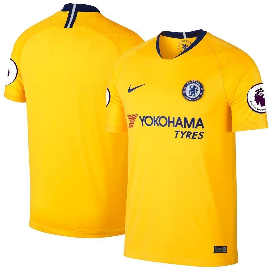 Chelsea Nike 2018/19 Away Stadium Replica Patch Jersey – Yellow