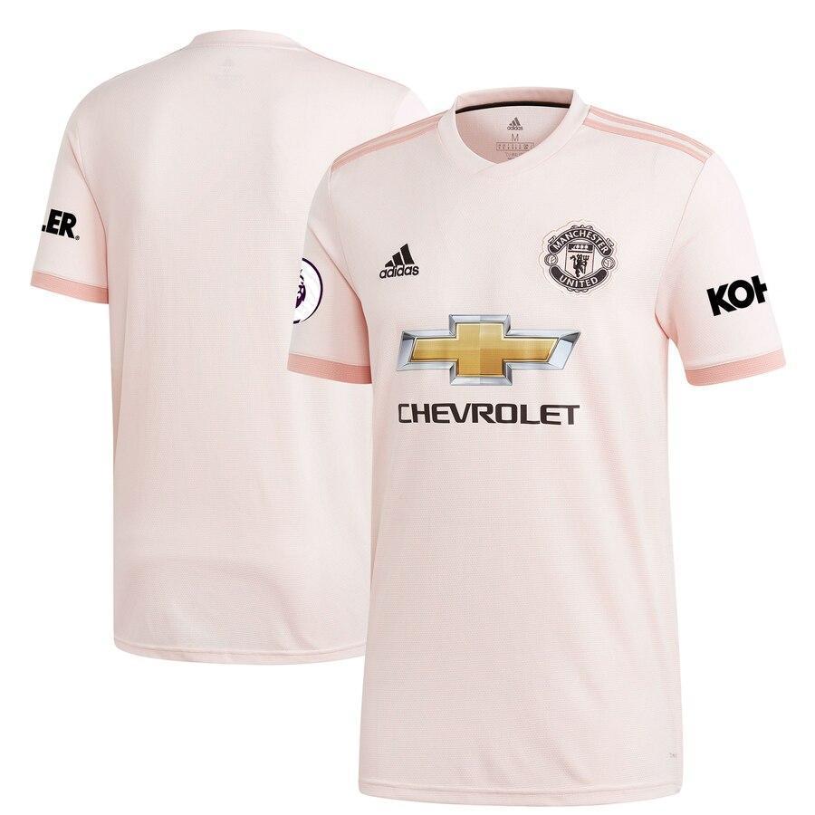 Manchester United adidas 2018/19 Away Replica Patch Jersey – Coral