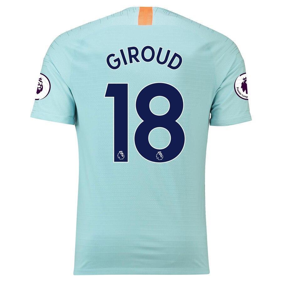 Olivier Giroud Chelsea Nike 2018/19 Third Authentic Vapor Match Player Jersey – Blue