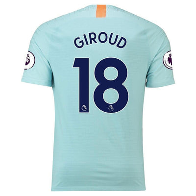 Olivier Giroud Chelsea Nike 2018/19 Third Authentic Vapor Match Player Jersey – Blue