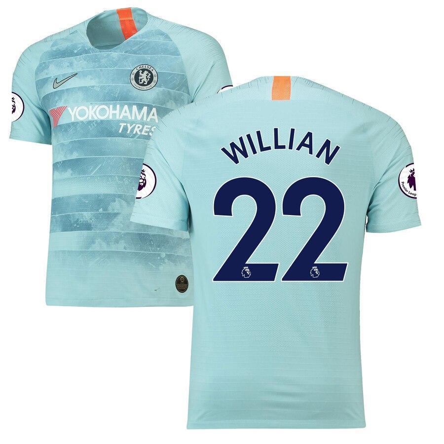 Willian Borges da Silva Chelsea Nike 2018/19 Third Authentic Vapor Match Player Jersey – Blue