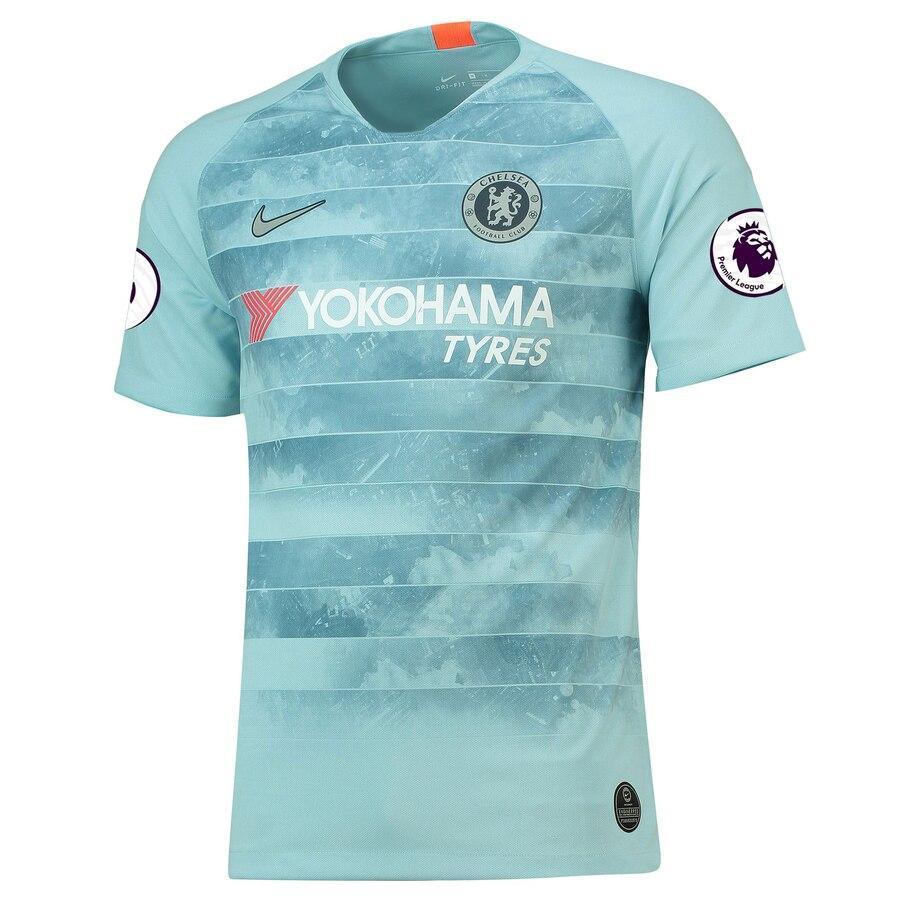 David Luiz Chelsea Nike 2018/19 Third Stadium Replica Player Jersey – Blue