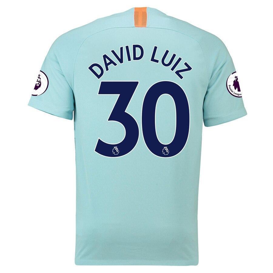 David Luiz Chelsea Nike 2018/19 Third Stadium Replica Player Jersey – Blue