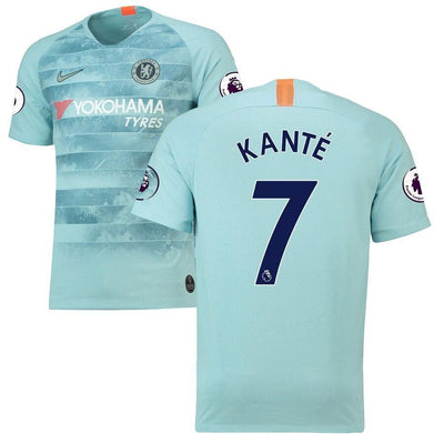 N'Golo Kanté Chelsea Nike 2018/19 Third Stadium Replica Player Jersey – Blue