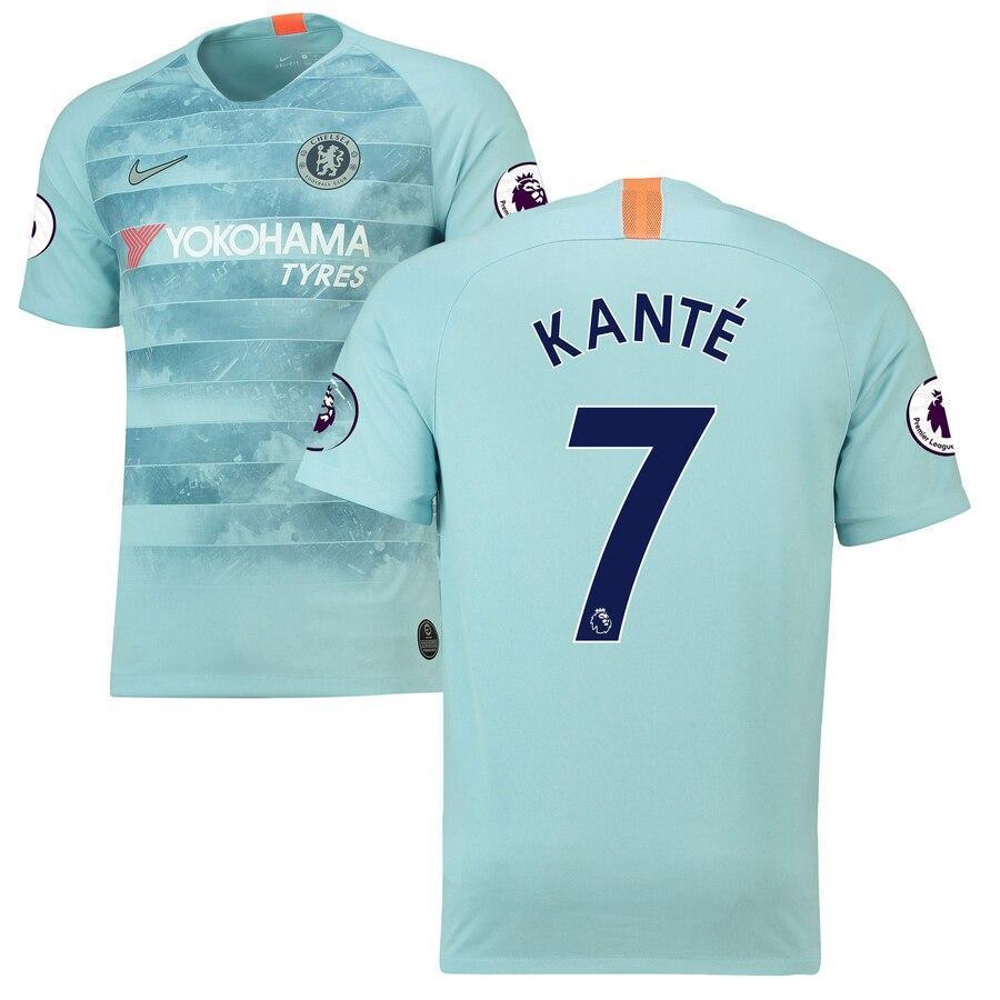 N'Golo Kanté Chelsea Nike 2018/19 Third Stadium Replica Player Jersey – Blue