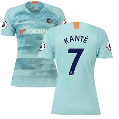 N'Golo Kanté Chelsea Nike Women's 2018/19 Third Stadium Replica Player Jersey – Blue