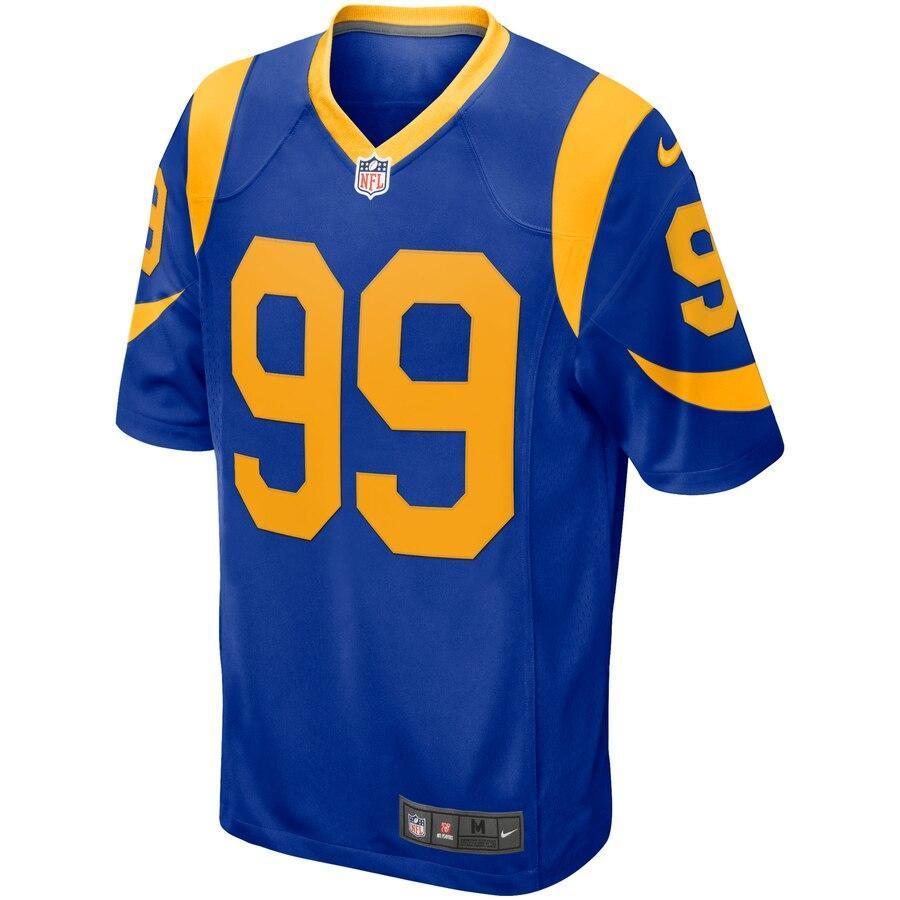 Aaron Donald 99 Los Angeles Rams Royal Player Game Jersey