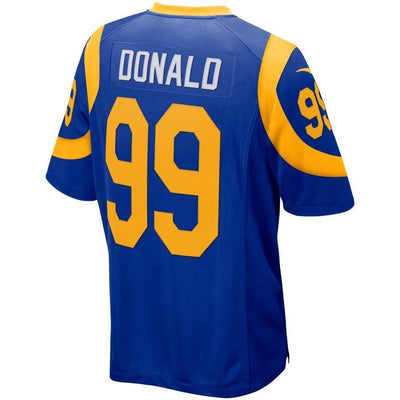 Aaron Donald 99 Los Angeles Rams Royal Player Game Jersey