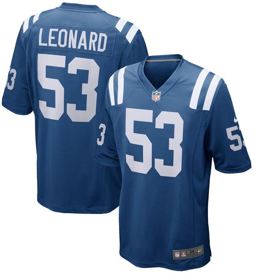 Darius Leonard 53 Indianapolis Colts White Game Jersey