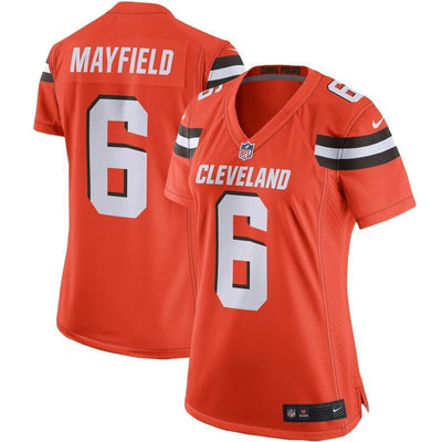 Baker Mayfield 6 Cleveland Browns Women's Brown Game Jersey