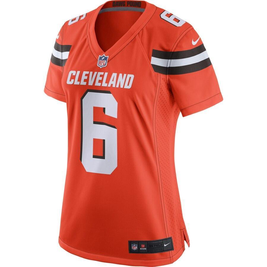Baker Mayfield 6 Cleveland Browns Women's Brown Game Jersey
