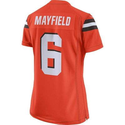 Baker Mayfield 6 Cleveland Browns Women's Brown Game Jersey
