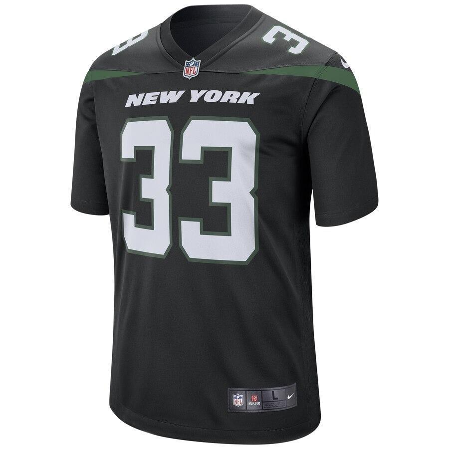 Jamal Adams 33 New York Jets Stealth Black Game Jersey