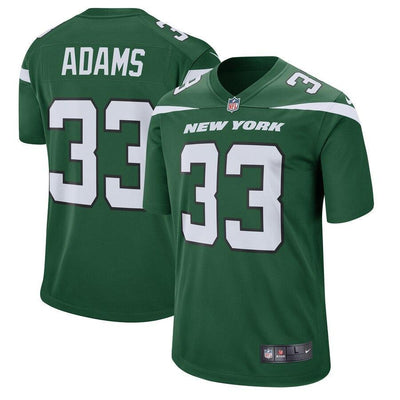 Jamal Adams 33 New York Jets Stealth Black Game Jersey