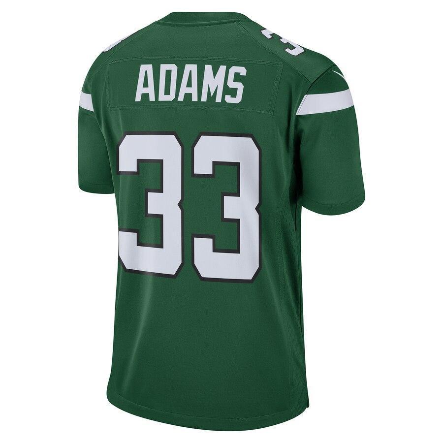 Jamal Adams 33 New York Jets Stealth Black Game Jersey