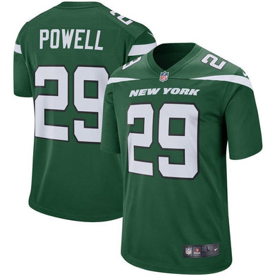 Bilal Powell New York Jets Green Player Game Jersey