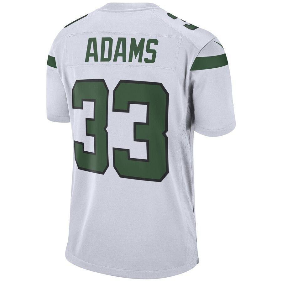 Jamal Adams 33 New York Jets Stealth Black Game Jersey