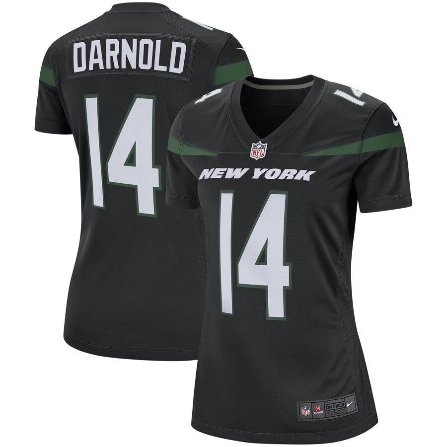 Sam Darnold 14 New York Jets Women's Gotham Green Game Jersey