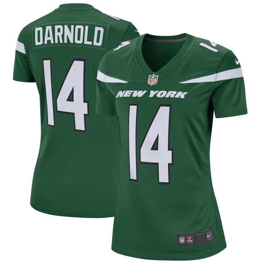 Sam Darnold 14 New York Jets Women's Stealth Game Jersey