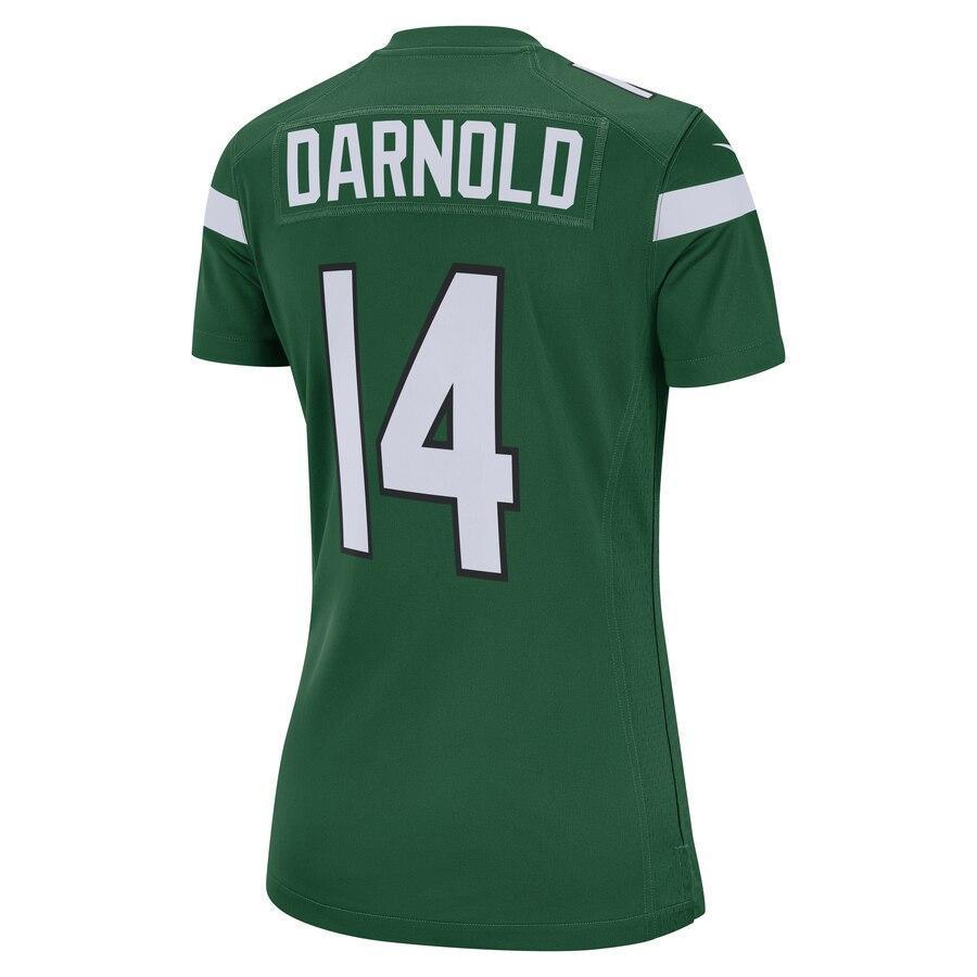 Sam Darnold 14 New York Jets Women's Gotham Green Game Jersey
