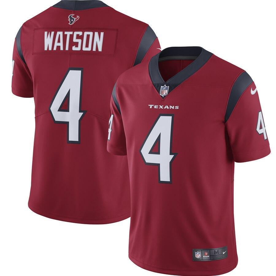 Deshaun Watson 4 Houston Texans Nike Vapor Limited Jersey
