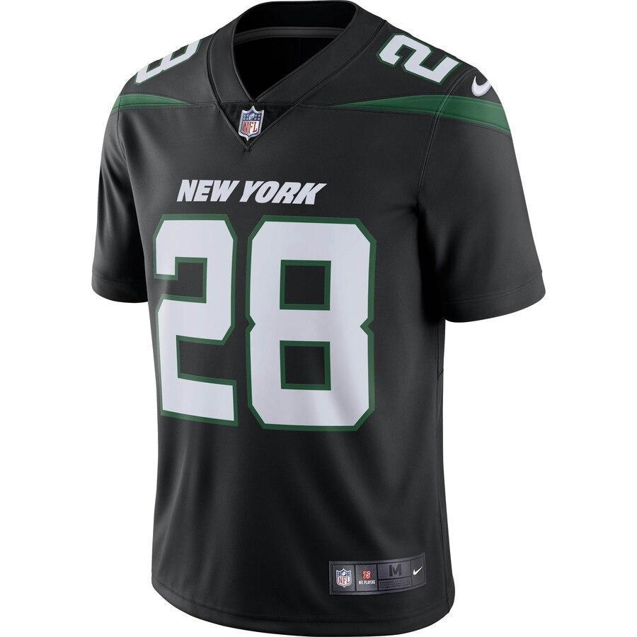 Curtis Martin 28 New York Jets Stealth Black Retired Player Limited Team Jersey