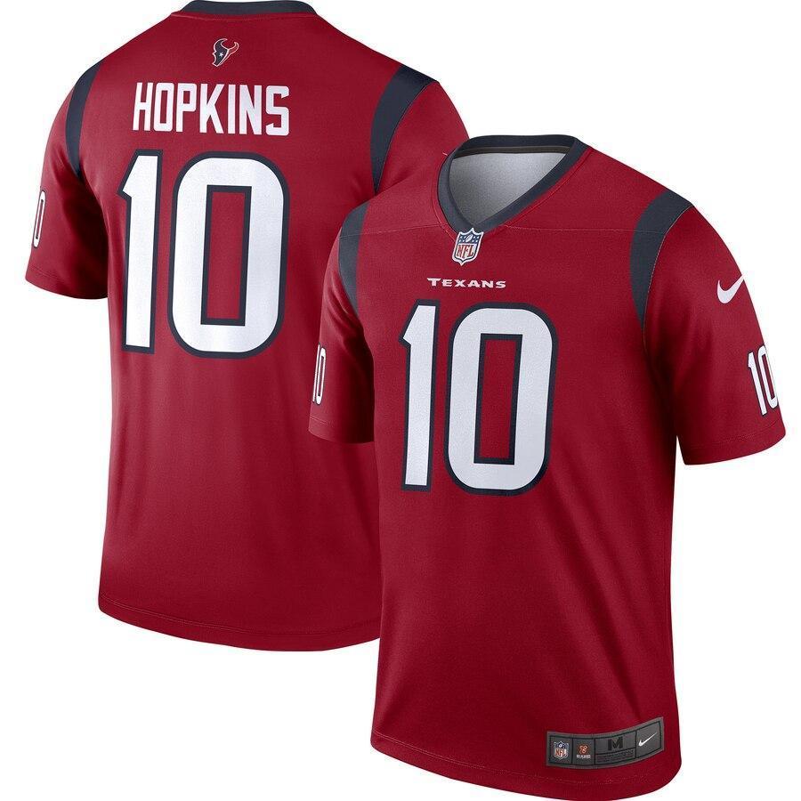DeAndre Hopkins 10 Houston Texans Legend Player Jersey – Red