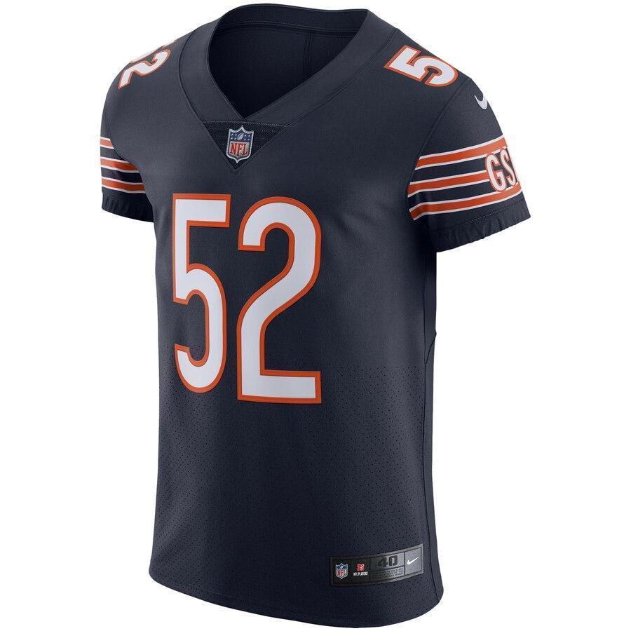 Khalil Mack 52 Chicago Bears Navy Vapor Elite Jersey