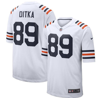 Mike Ditka Chicago Bears White 2019 Alternate Classic Retired Player Game Jersey