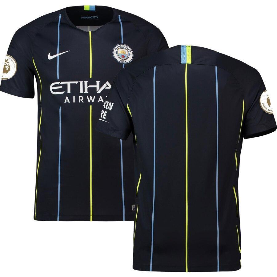 Manchester City Nike 2018/19 Away Replica Stadium Jersey – Navy