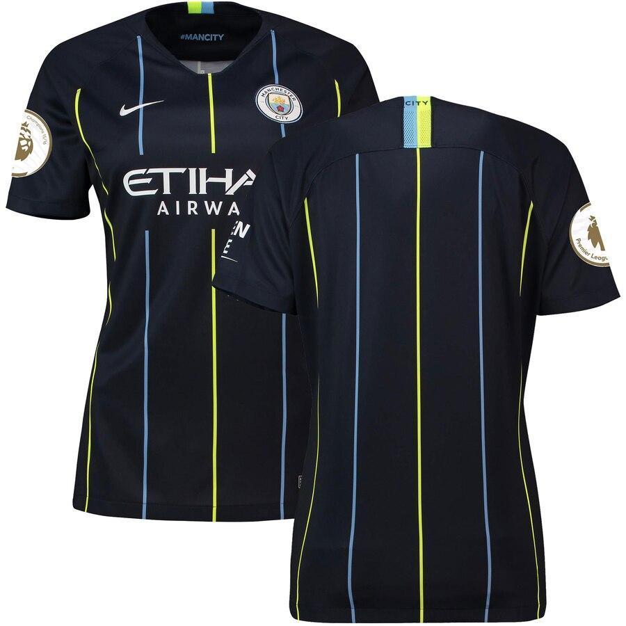 Manchester City Nike Women's 2018/19 Away Replica Stadium Jersey – Navy