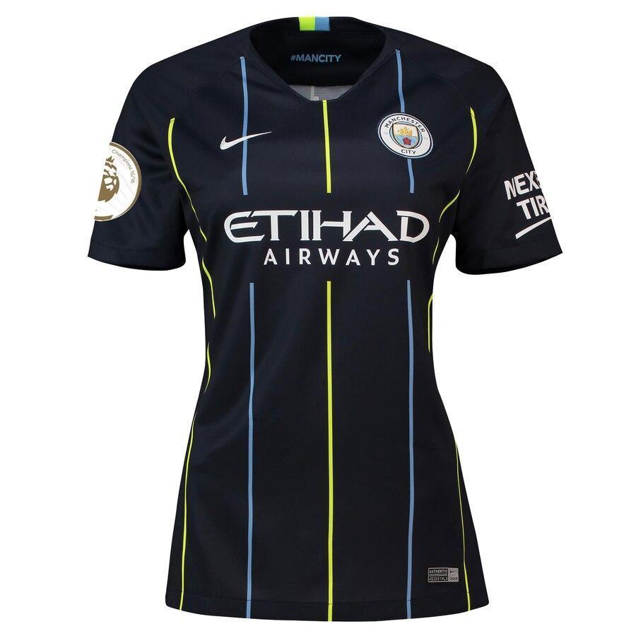 Manchester City Nike Women's 2018/19 Away Replica Stadium Jersey – Navy