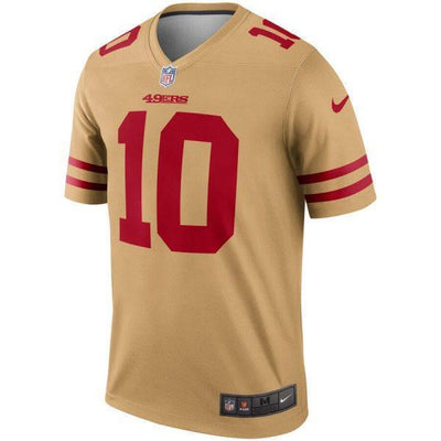 Jimmy Garoppolo San Francisco 49ers Inverted Legend Jersey – Gold
