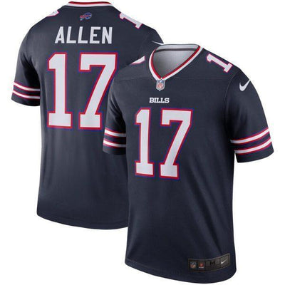 Josh Allen Buffalo Bills Inverted Legend Jersey – Navy