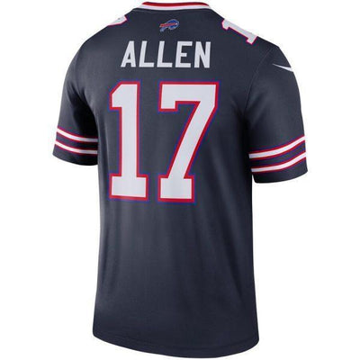 Josh Allen Buffalo Bills Inverted Legend Jersey – Navy