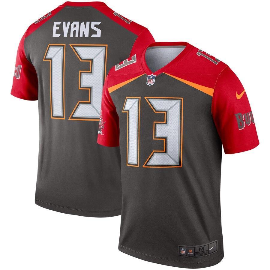 Mike Evans Tampa Bay Buccaneers Pewter Inverted Legend Jersey