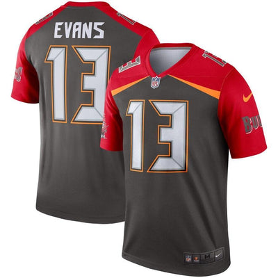 Mike Evans Tampa Bay Buccaneers Pewter Inverted Legend Jersey