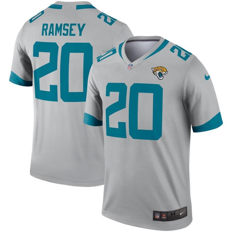 Jalen Ramsey Jacksonville Jaguars Silver Inverted Legend Jersey