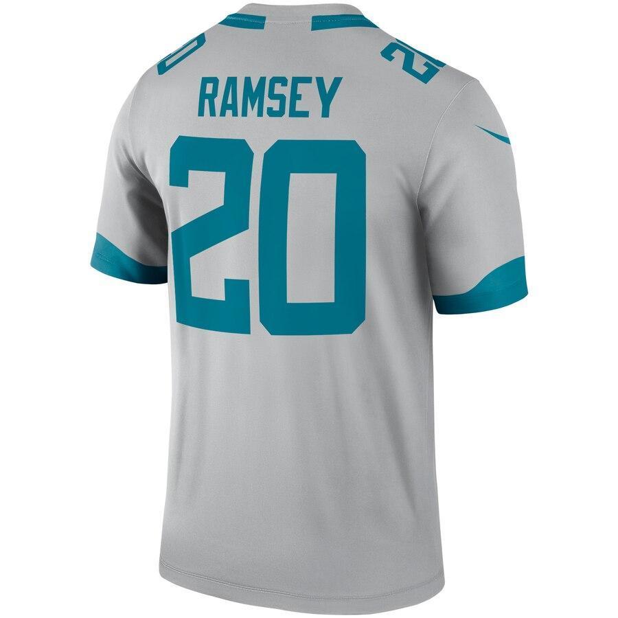 Jalen Ramsey Jacksonville Jaguars Silver Inverted Legend Jersey