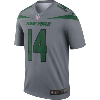 Sam Darnold 14 New York Jets Gray Inverted Legend Jersey