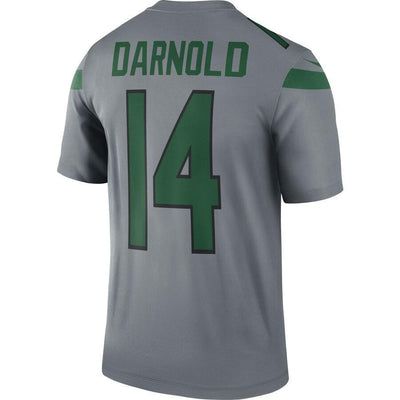 Sam Darnold New York Jets Gray Inverted Legend Jersey