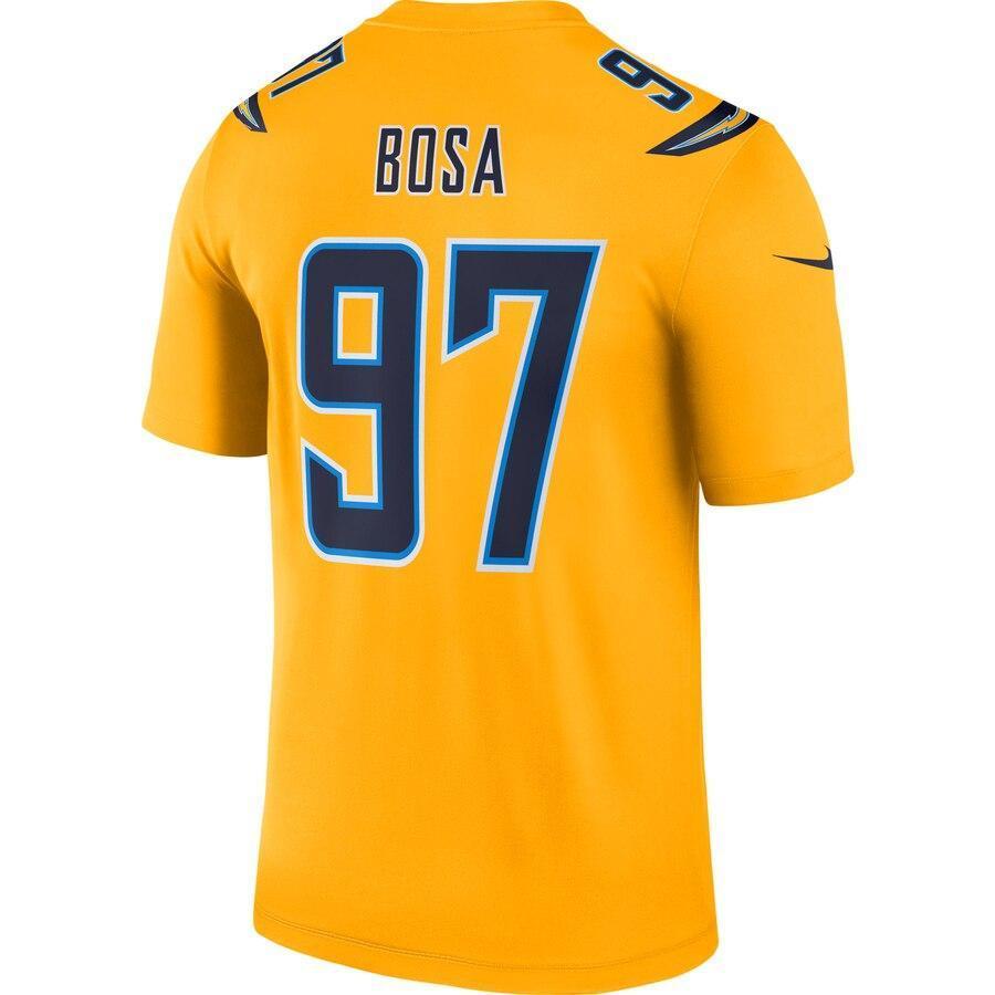 Joey Bosa 97 Los Angeles Chargers Gold Inverted Legend Jersey