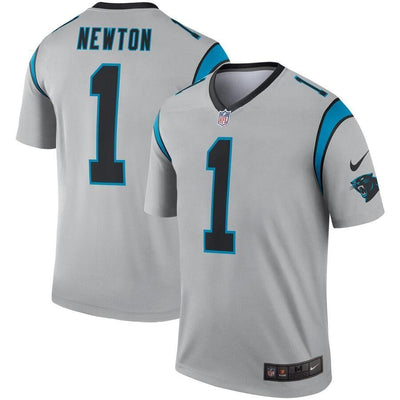 Cam Newton Carolina Panthers Silver Inverted Legend Jersey