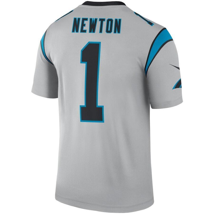 Cam Newton Carolina Panthers Silver Inverted Legend Jersey